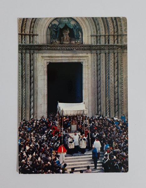 Cartolina Orvieto - Festa del Corpus Domini - 1965