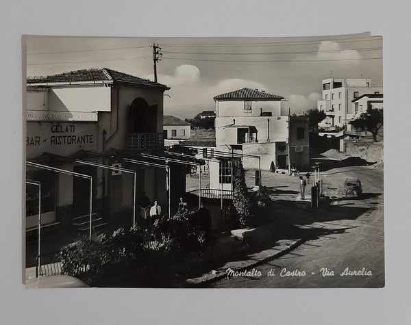 Cartolina Montalto di Castro Via Aurelia - 1958