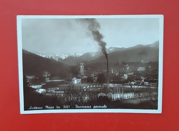 Cartolina Andorno Micca (m.545) Panorama Generale - 1945
