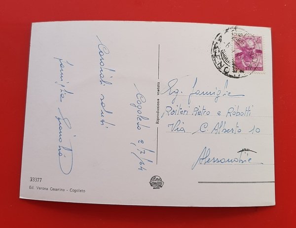 Cartolina Souvenir - Erinnerung - Ricordo di Cogoleto - 1967