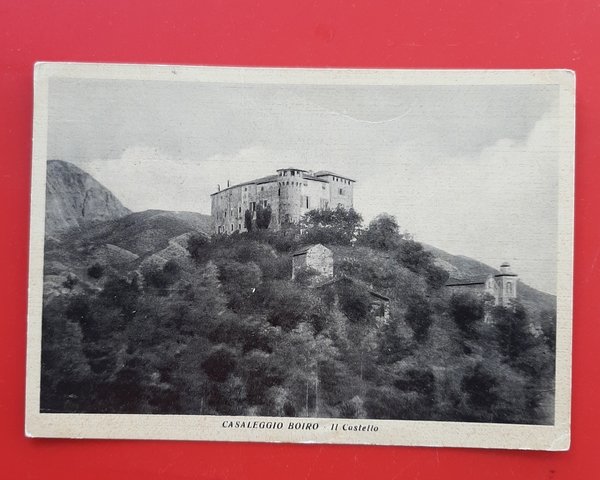 Cartolina Casaleggio Boiro - Il Castello - 1958