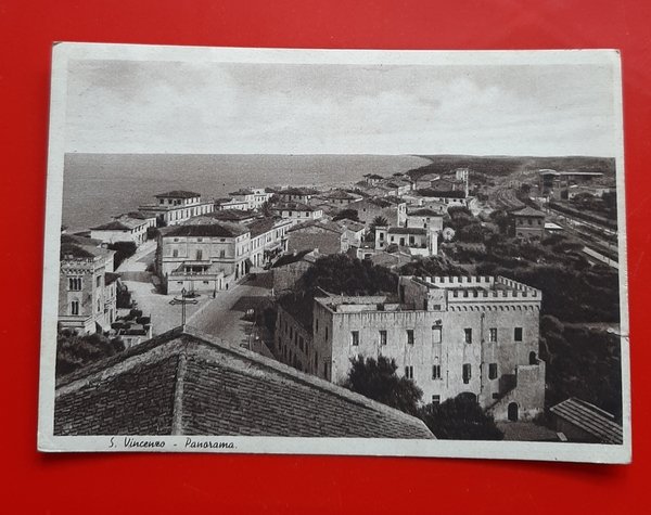 Cartolina S. Vincenzo - Panorama - 1940
