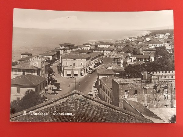 Cartolina S. Vincenzo - Panorama - 1955