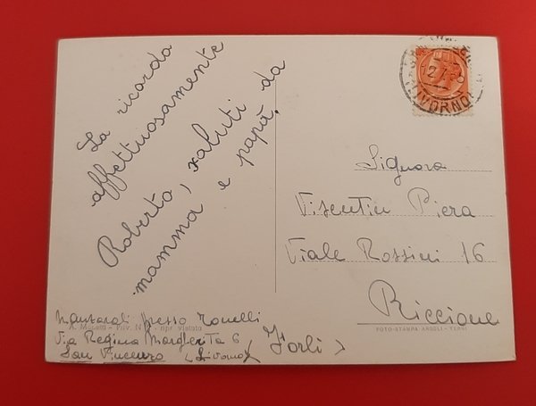 Cartolina S. Vincenzo - Panorama - 1955