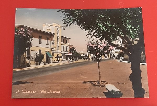 Cartolina S. Vincenzo - Via Aurelia - 1959