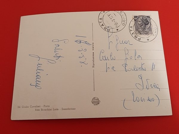 Cartolina Prata m. 625 ( Grosseto ) - Panorama - …