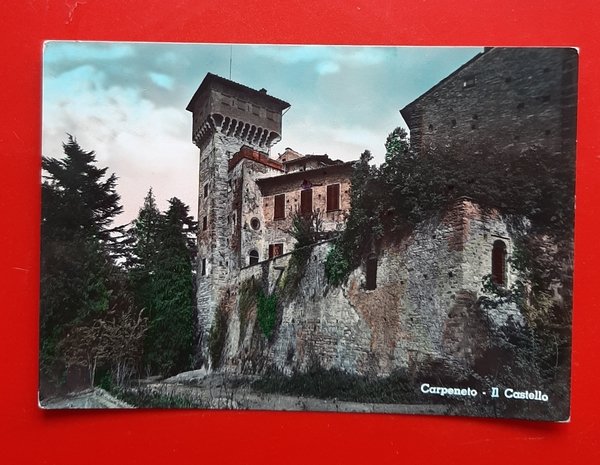 Cartolina Carpeneto - Il Castello - 1954