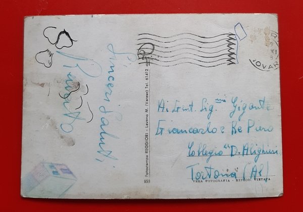 Cartolina Lago Maggiore - Verbania Intra - 1962