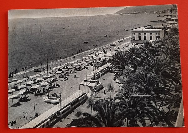 Cartolina Riviera delle Palme - Pietraligure - 1959