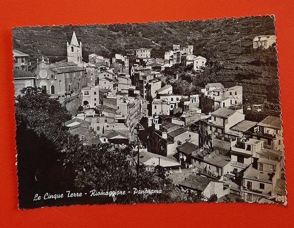 Cartolina Le Cinque Terre - Riomaggiore - Panorama - 1961