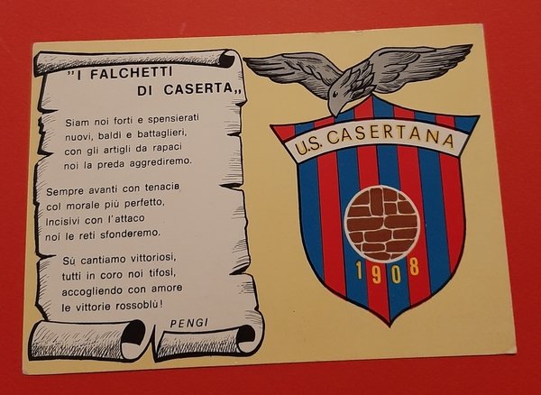 Cartolina U. S. Casertana - I Falchetti di Caserta - …