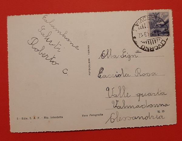 Cartolina Livorno - Il Porto - 1957