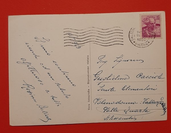 Cartolina Salsomaggiore Terme - Casa di Cura Carlo Jueker - …