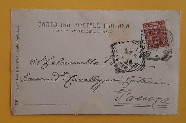 Cartolina Cavalleggieri d' Alessandria - 1902
