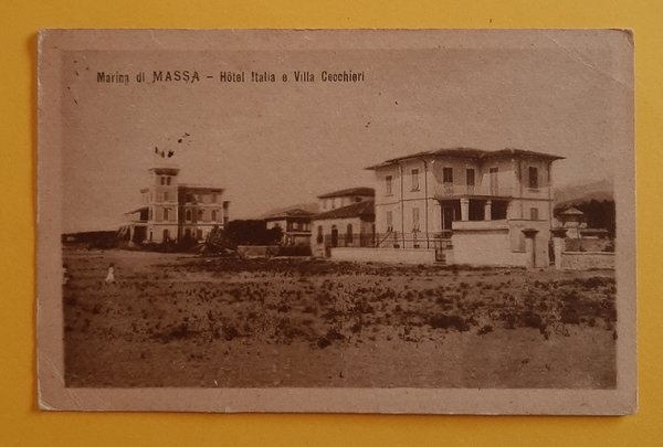 Cartolina - Marina di Massa - Hotel Italia e Villa …