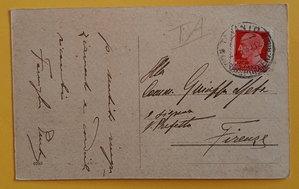 Cartolina Taranto - Via Marina - 1920