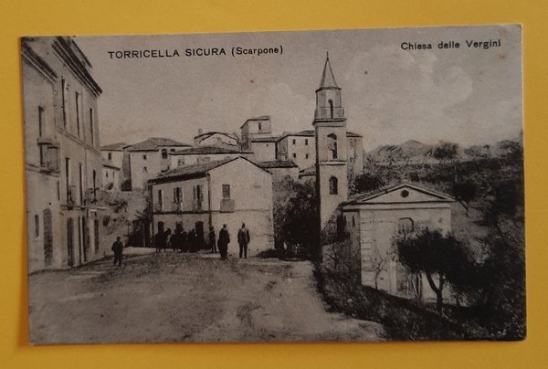 Cartolina Torricella Sicura - Scarpone - Chiesa delle Vergini - …