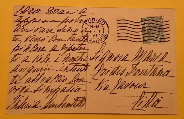 Cartolina Preghiera del soldato Italiano - 1915