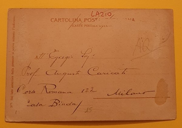 Cartolina Avezzano - Incile nel Prosciugato Lago Fucino - 1900 | Immagine Gallery 2