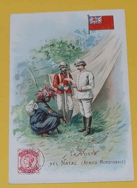 Cartolina La Posta nel Natal ( Africa Meridionale ) - …