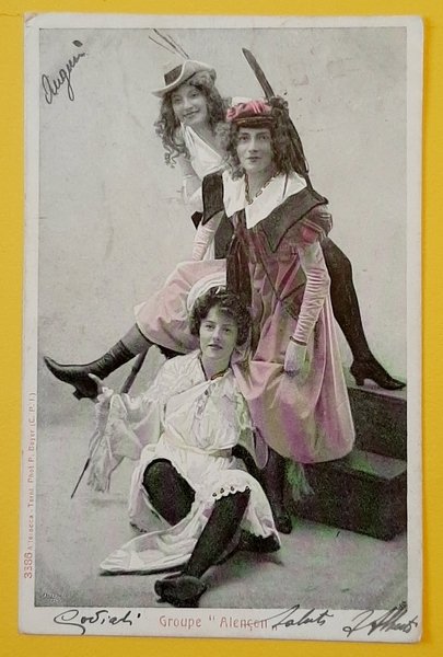 Cartolina Groupe Alencon - 1918