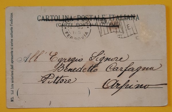 Cartolina Napoli - Piazza Plebiscito e Palazzo della Prefettura - …