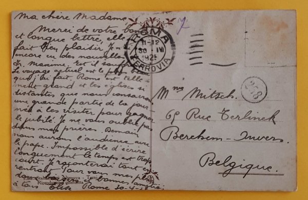 Cartolina Apertura della Porta Santa da S. S. Pio XI …