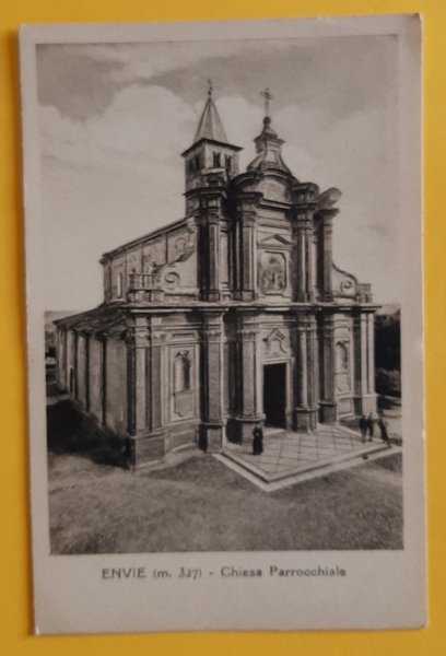 Cartolina Envie - Chiesa Parrocchiale - 1920