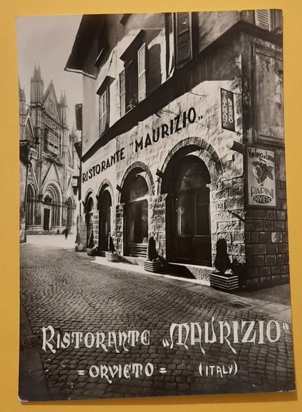 Cartolina Orvieto - Ristorante Maurizio - 1965