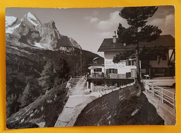Cartolina Dolomiti - Rifugio E. Castiglioni - 1966