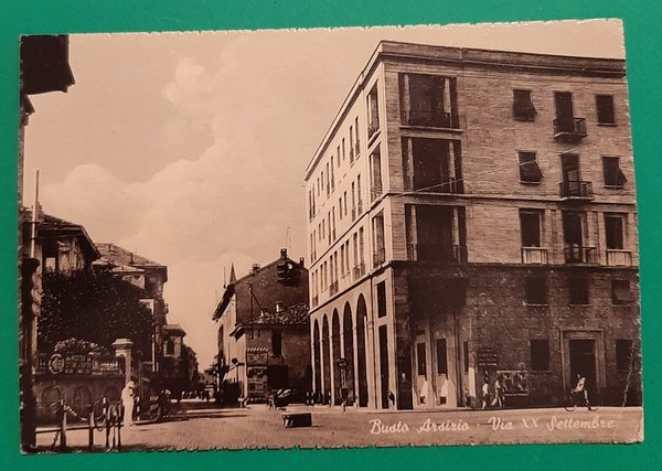 Cartolina Busto Arsizio - Via XX Settembre - 1965