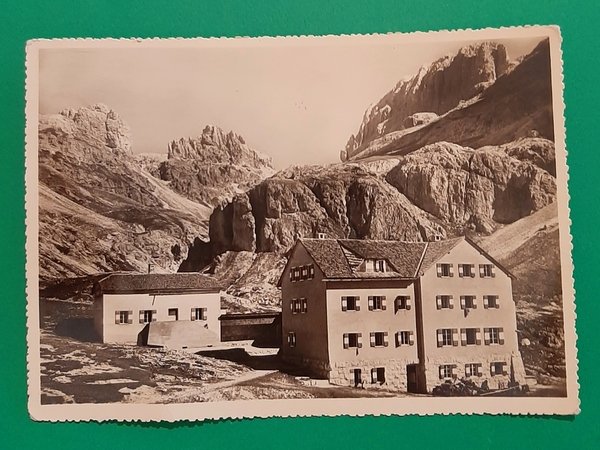 Cartolina Rifugio Vaiolet - Cime Valbona e Catinaccio d' Antermoia …