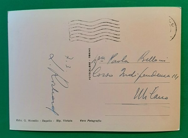 Cartolina Rapallo - Panorama - 1958 | Immagine Gallery 3