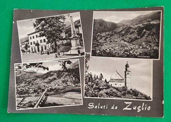 Cartolina Saluti da Zuglio - 1963
