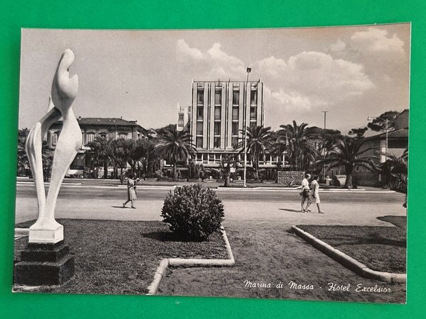 Cartolina Marina di Massa - Hotel Excelsior - 1955 | Immagine principale