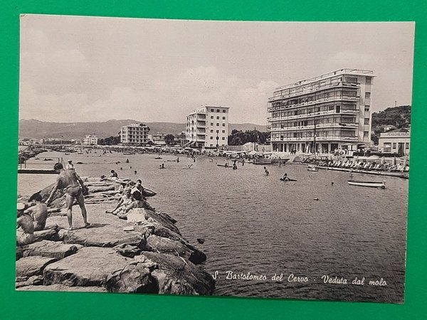 Cartolina S. Bartolomeo del Cervo - Veduta dal molo - …