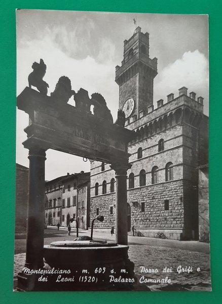 Cartolina Montepulciano - Pozzo dei Frifi e dei Leoni - …