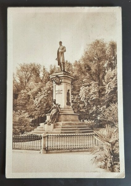 Cartolina Casale Monferrato - Monumento a Giovanni Lanza - 1949