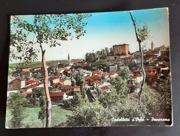 Cartolina Castelletto d' Orba - Panorama - 1961