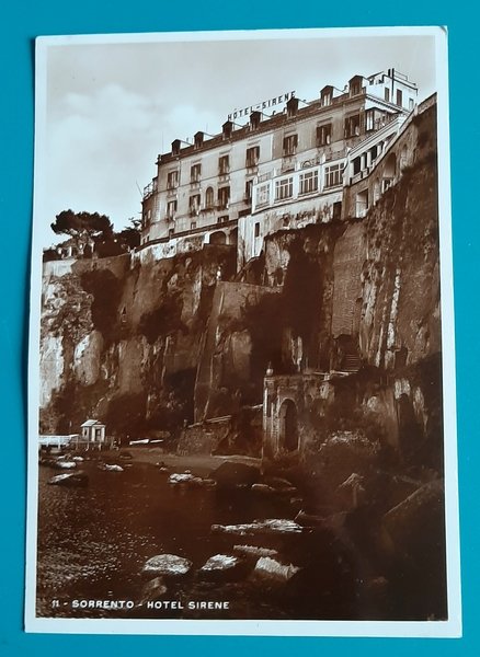 Cartolina Sorrento - Hotel Sirene - 1962