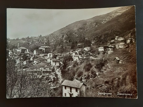 Cartolina Savignone - Panorama - 1963