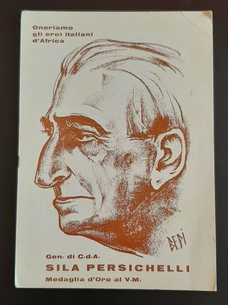 Cartolina Gen. di C. D. A. Sila Persichelli - Medaglia …