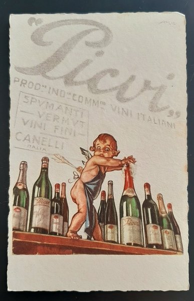 Cartolina Picvi - Spumanti - Vermut - Vini Fini - …