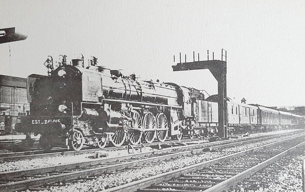 Cartolina Ferrovie - Région De L' Est - Le rapide …
