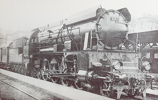 Cartolina Ferrovie - Locomotives Autrichiennes - Machine 214 - 13