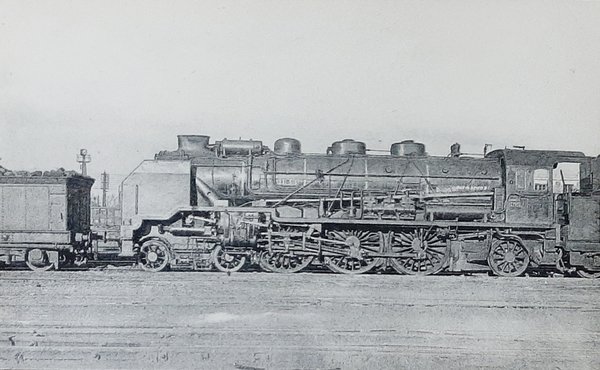 Cartolina Ferrovie - Locomotives De L' Ouest - Machine 231.516