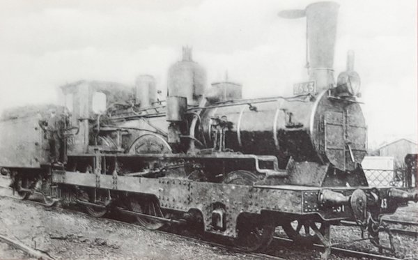 Cartolina Ferrovie - Locomotives De L' Est - Machine n …