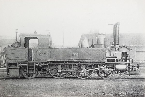 Cartolina Ferrovie - Locomotives De L' Orléans - Machine Tender …