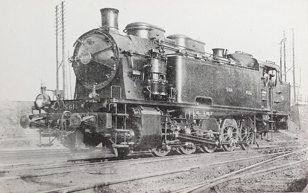 Cartolina Ferrovie - Locomotives Du Nord - Machine Tender n …