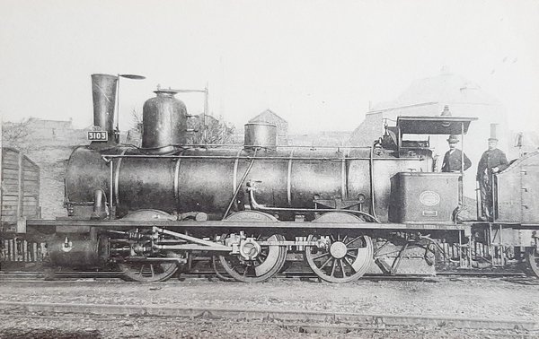 Cartolina Ferrovie - Locomotives De L' Etat - Machine 3103